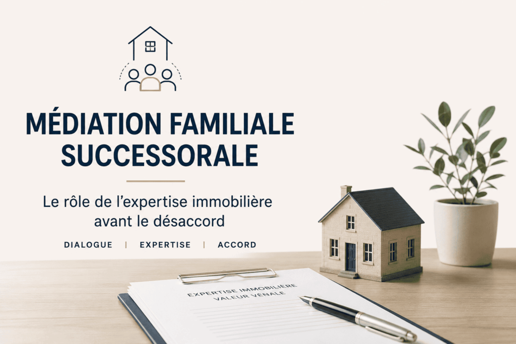 Expertise immobilière médiation familiale successorale entre héritiers