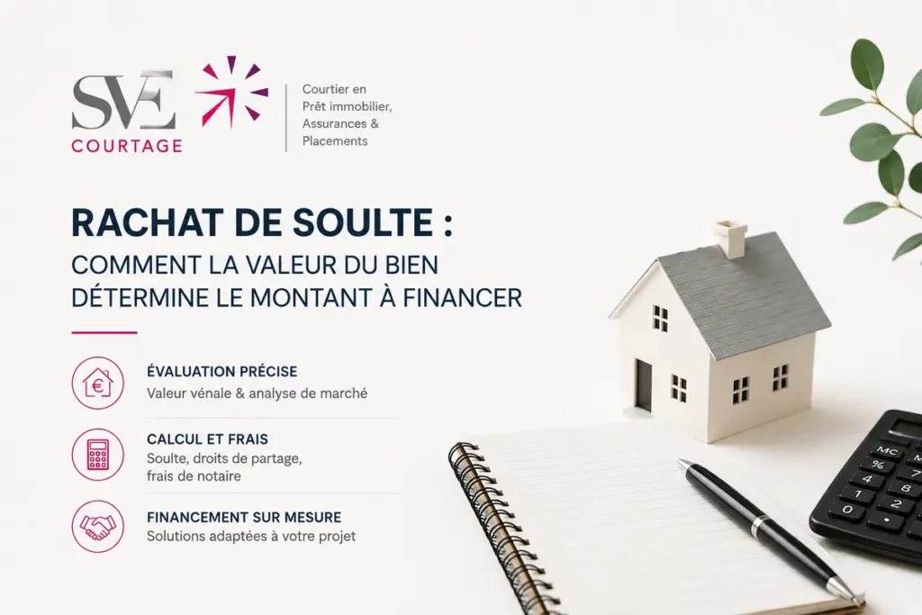 Rachat de soulte : valeur du bien et financement